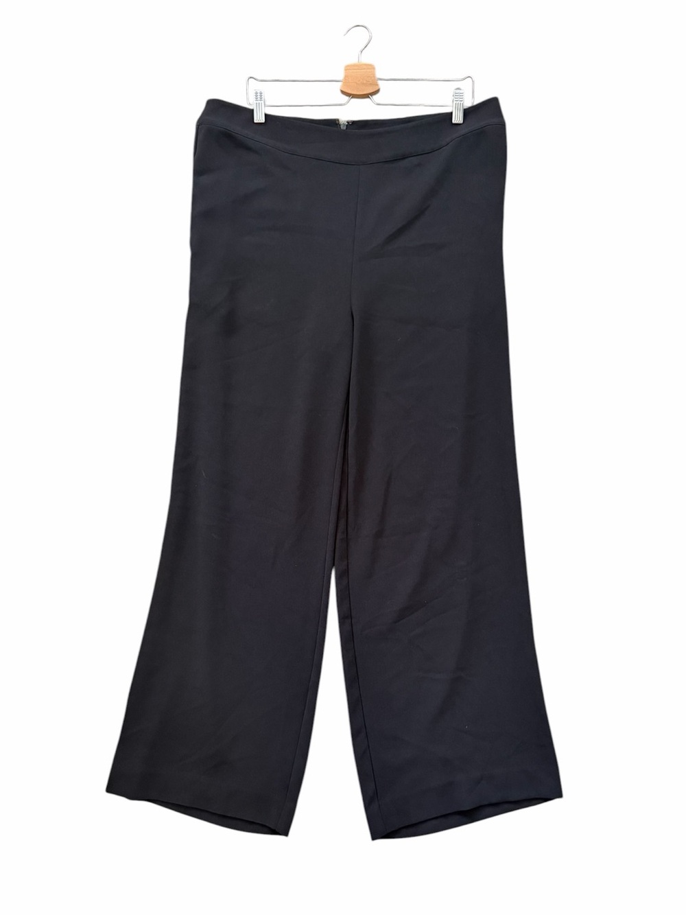Marie Oliver Black Wide Leg Trousers Size 12